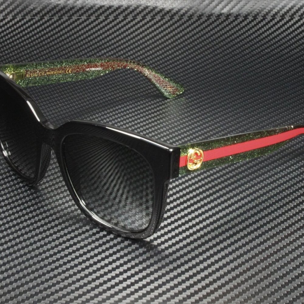 GUCCI  Square Black Grey 54